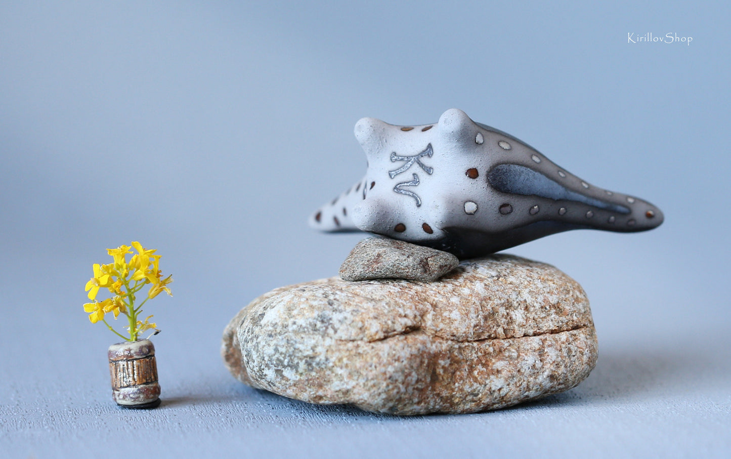 Sculpture Dinosaur, Small Modern Figurine, Long Neck Dinosaur, Table Decoration, Handmade Ceramic Art, Reptile Black Dragon, MADE TO ORDER
