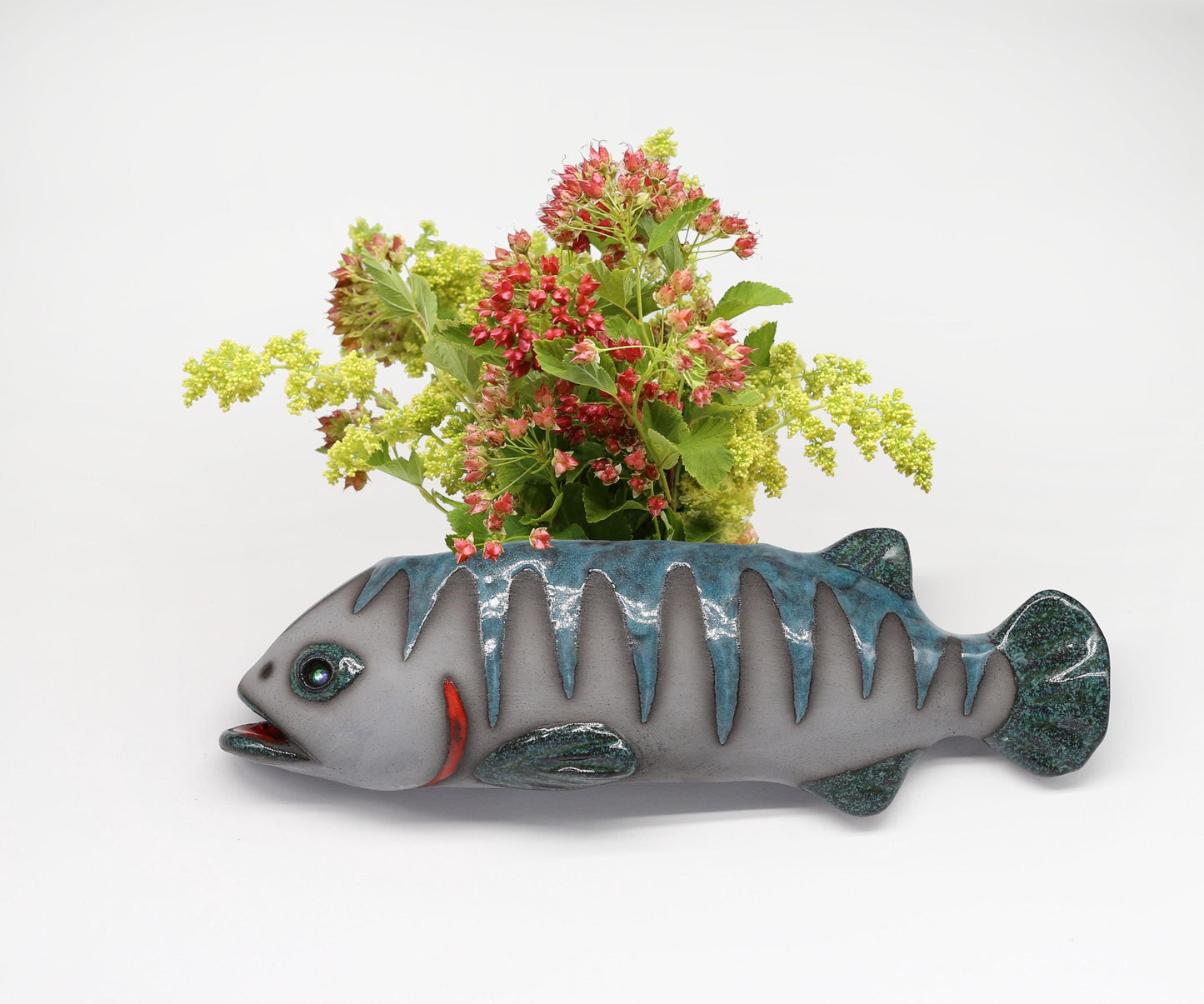 Handmade Ceramic Wall Vase – Planter for Flowers or Plants