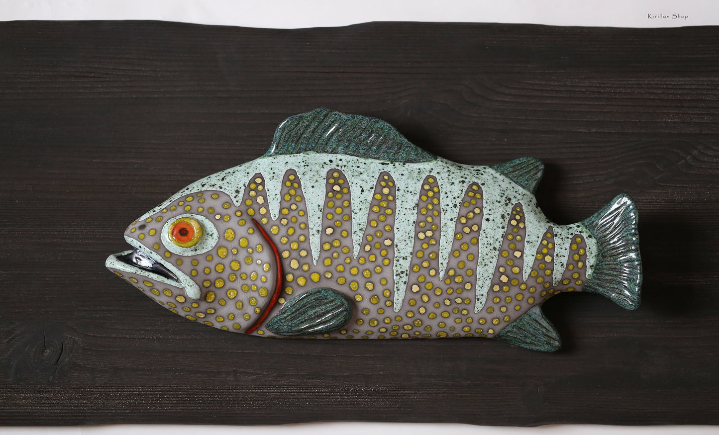 Ceramic Fish Wall Decor, Handmade Art, Fisherman Gift, Home Decor, MADE TO ORDER