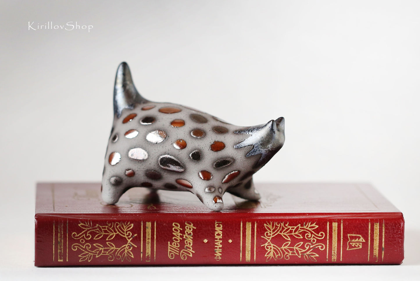 Cat Sculpture Small Ceramic Figurine Handmade  Table Decoration Unique Gift MADE TO ORDER