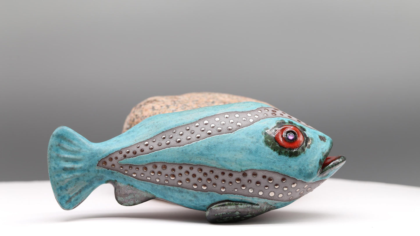 Ceramic Wall Flower Vase Fish Wall Decoration Handmade Fish Wall Hanging Home Decor, MADE TO ORDER