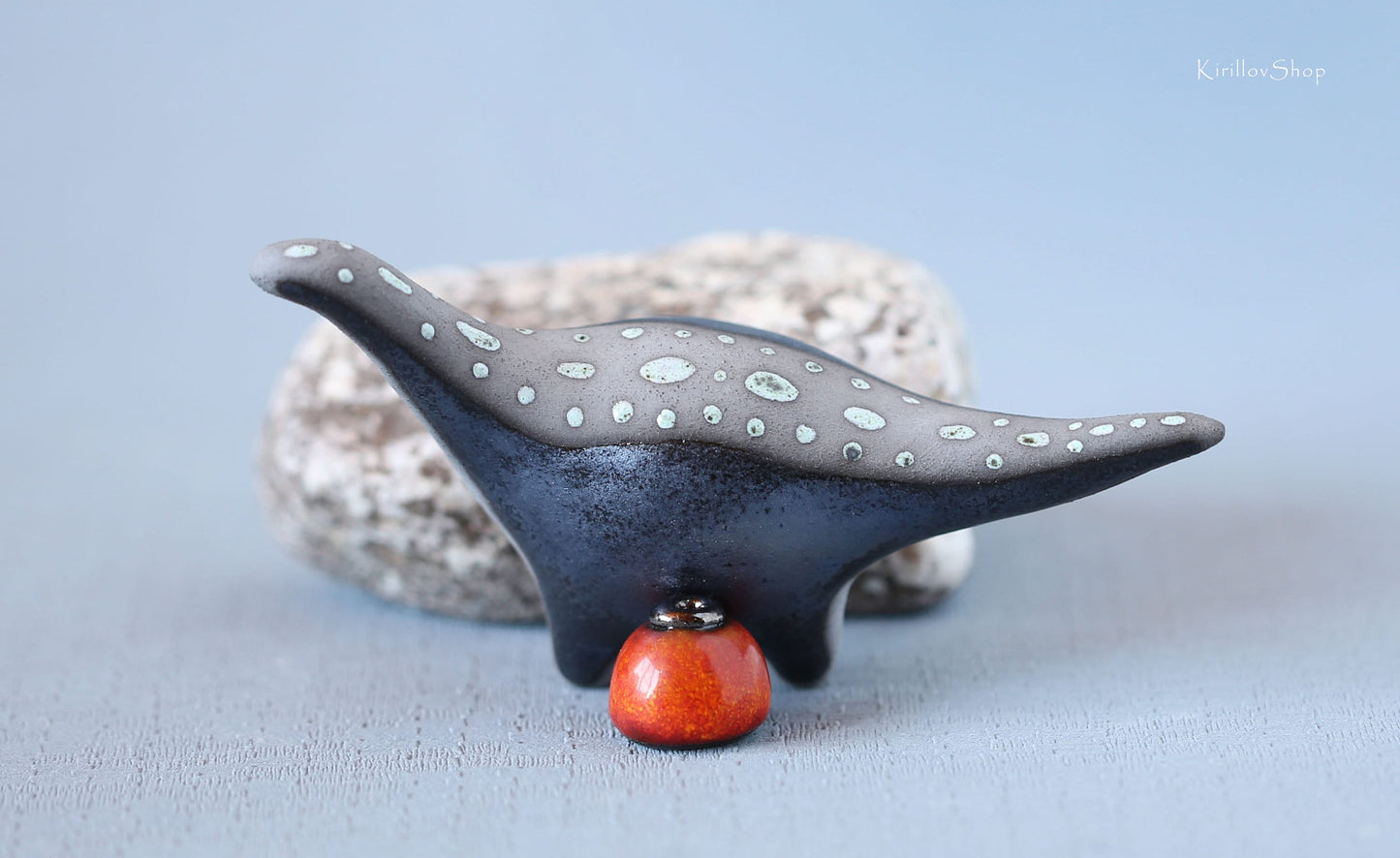 Ceramic Sculpture Dinosaur, Unique Modern Figurine, Long Neck Dinosaur, Handmade Art, Cute Reptile, Dragon, Collectible, MADE TO ORDER