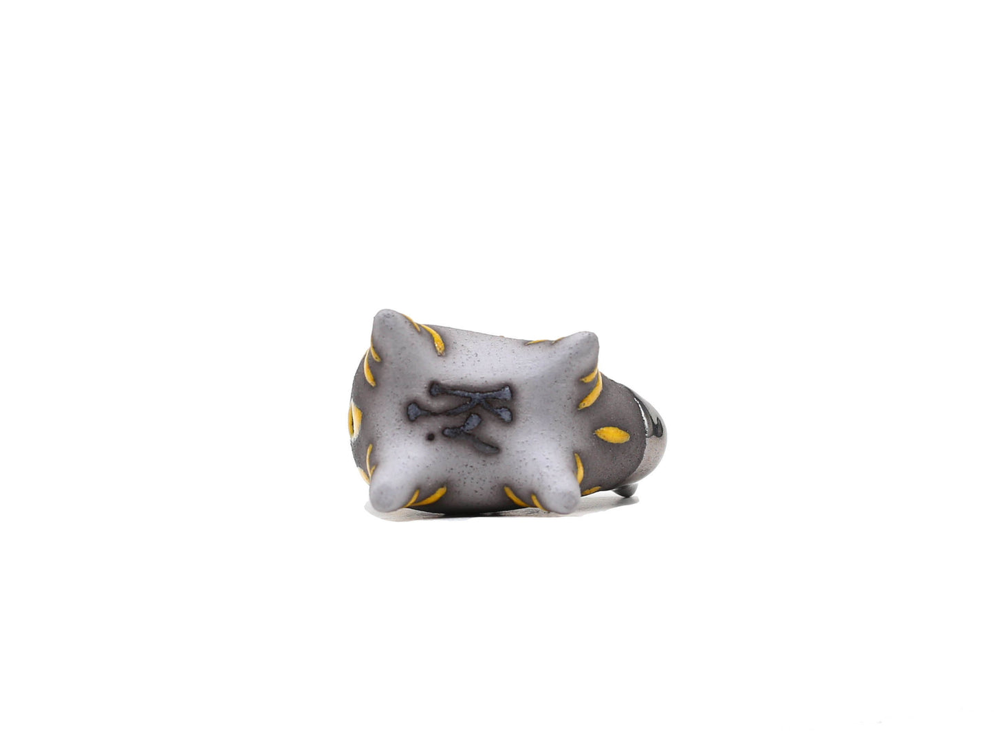 Miniature cat figurine, Ceramic cat sculpture, Striped kitten, Table decoration, Handmade Art, Collectible, Cat lover gift, MADE TO ORDER