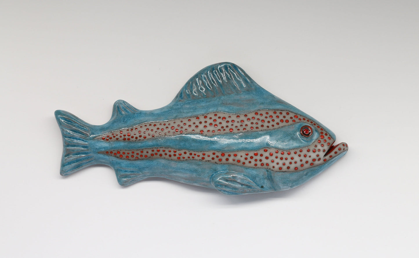 Ceramic fish wall decor, Handmade, Fisherman gift, Home decor, Clay Art, MADE TO ORDER