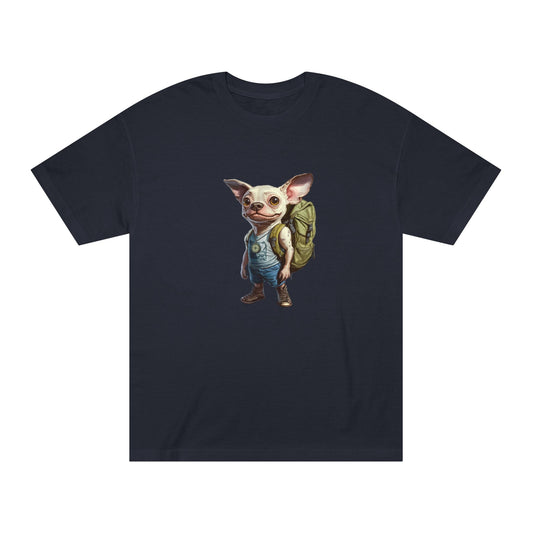 Adventurous Chihuahua Backpack Tee - Unisex Classic T-Shirt