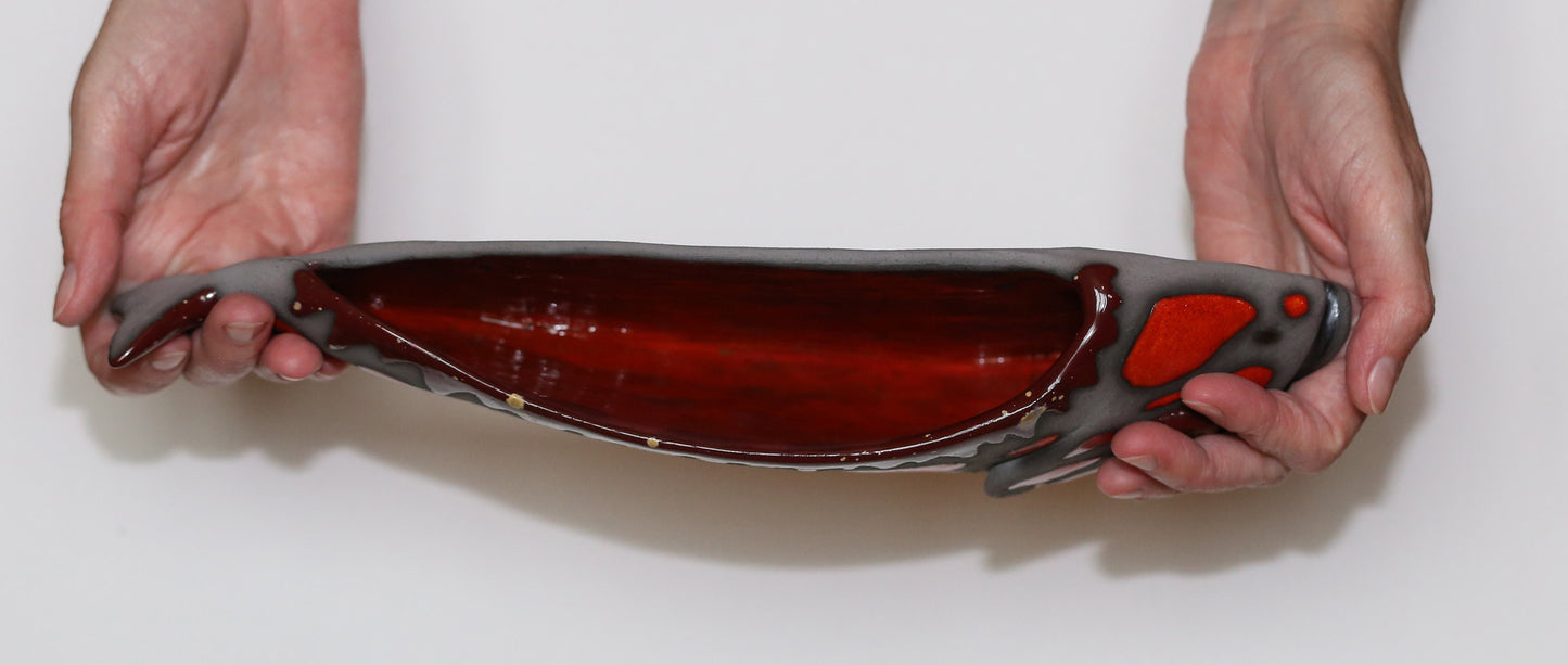 Handmade Ceramic Fish Wall Vase: Home Decor Planter