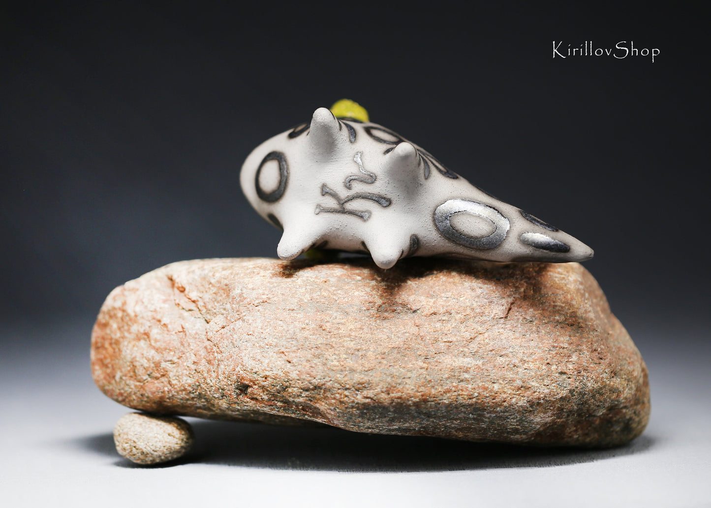Ceramic Table Sculpture: Handmade Fantasy Creature Figurine