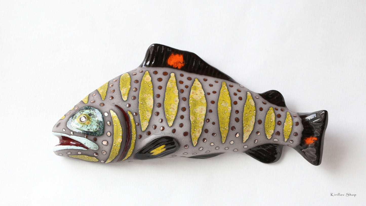 Handmade Ceramic Fish Sculpture – Made to Order
