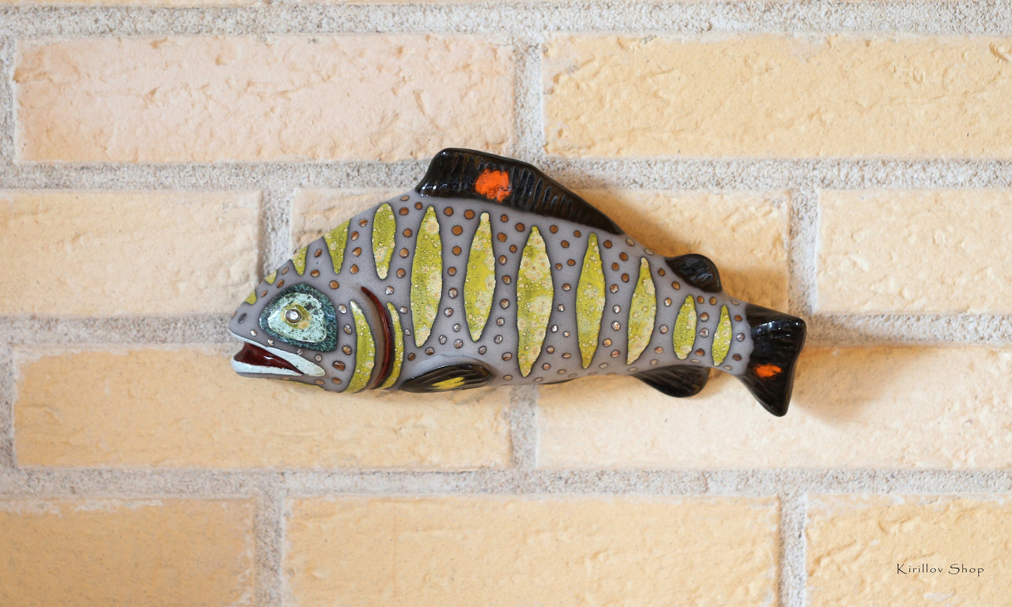 Handmade Ceramic Fish Sculpture – Made to Order
