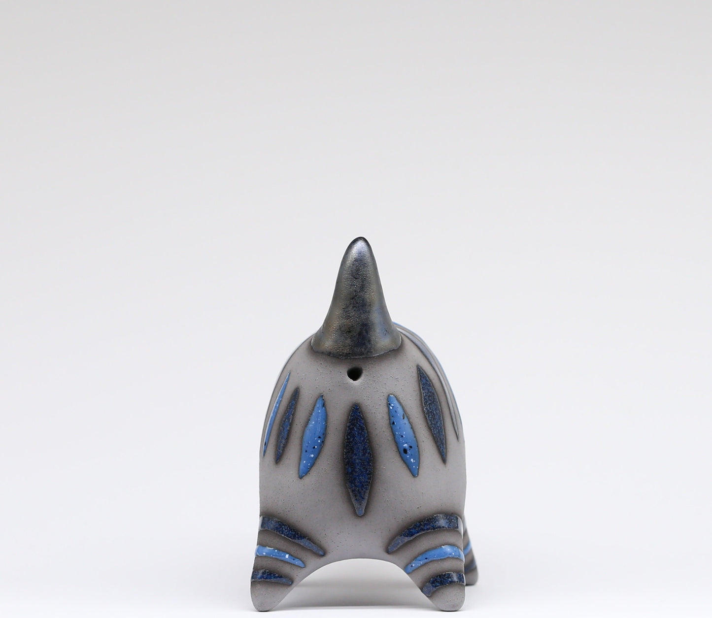 Cat figurine,  Ceramic sculpture cat, Blue cat, Art striped cat, Handmade cat,  Table decor,  Cat lover gift, MADE TO ORDER
