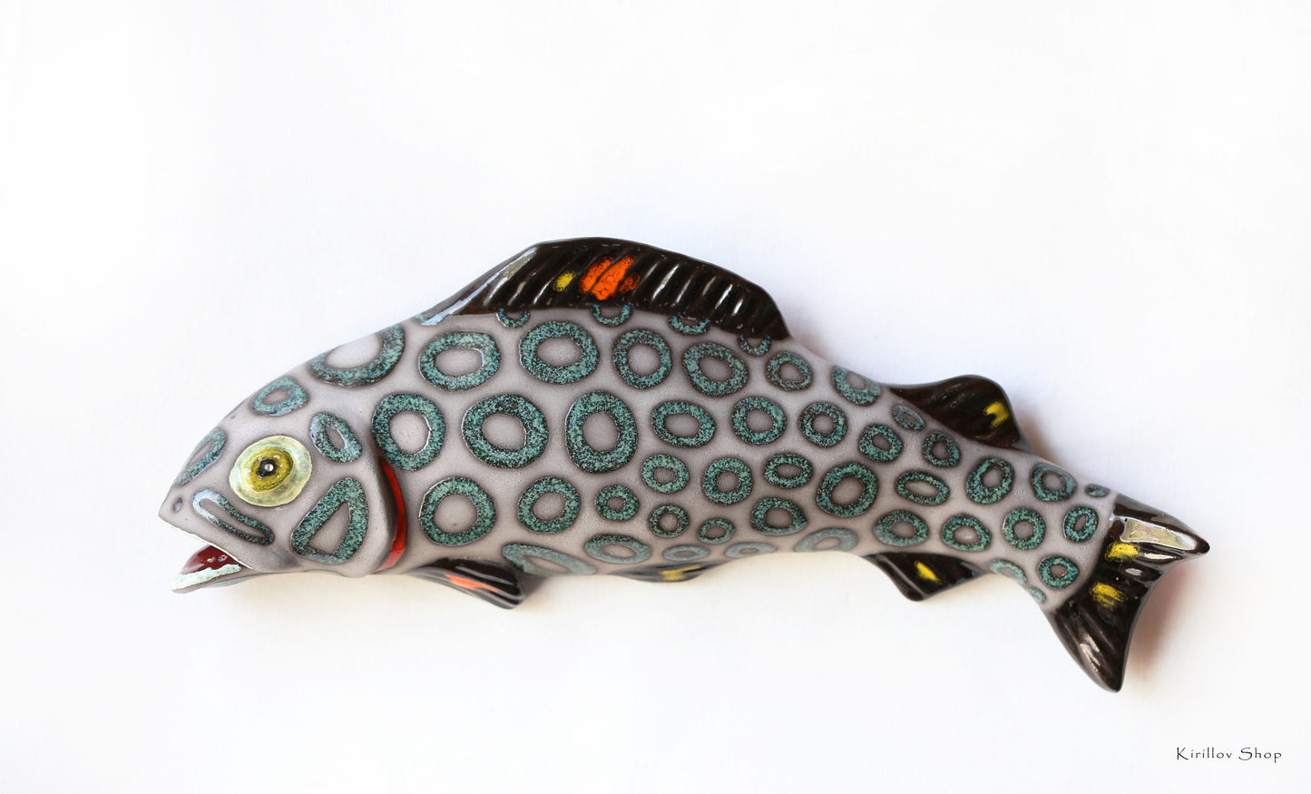 Ceramic Fish Wall Decor, Handmade Art, Fisherman Gift, Home Decor, MADE TO ORDER
