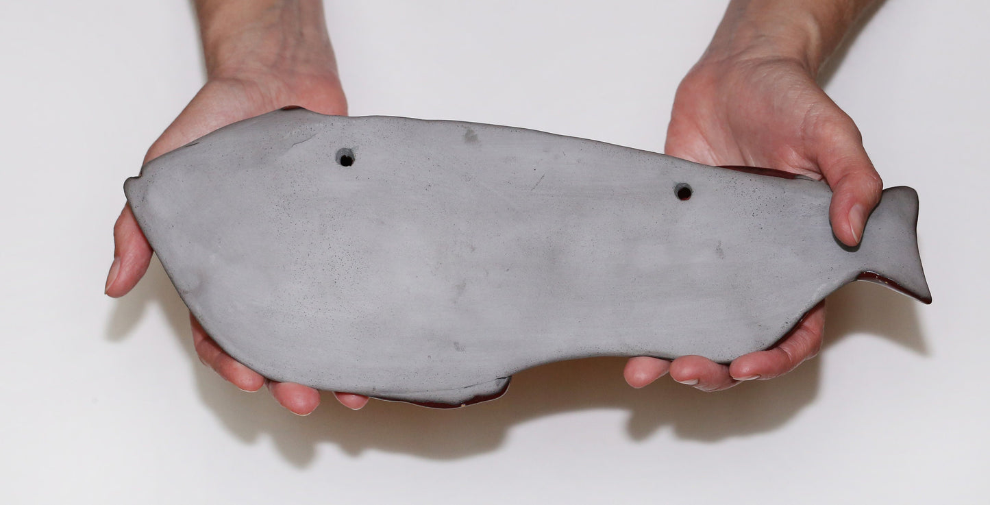 Handmade Ceramic Fish Wall Vase: Home Decor Planter