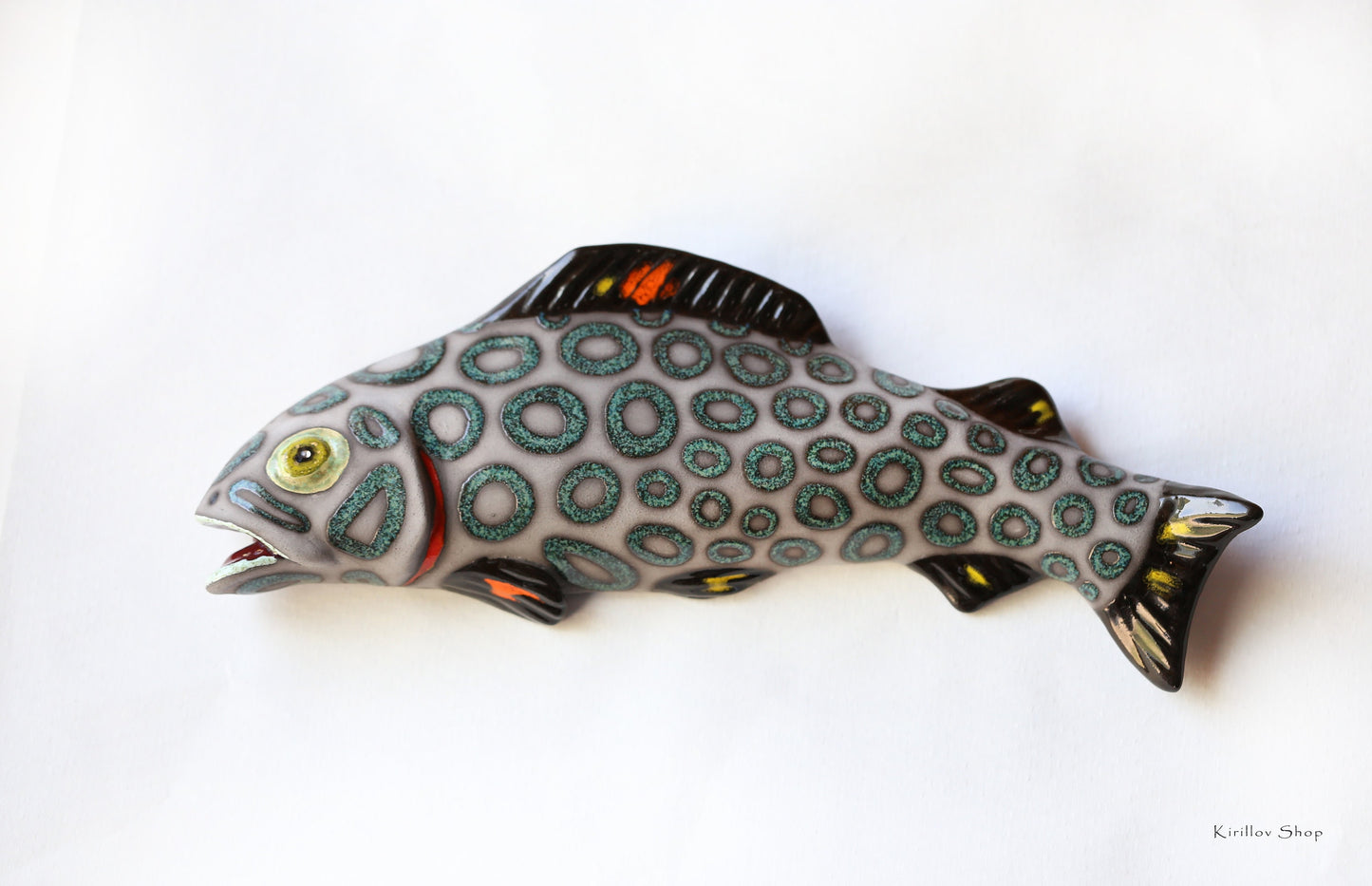 Ceramic Fish Wall Decor, Handmade Art, Fisherman Gift, Home Decor, MADE TO ORDER