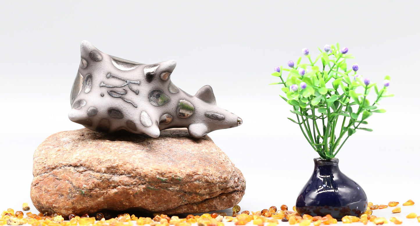 Black dog  sculpture, Ceramic Art, Unique Gift, Handmade, MADE TO ORDER
