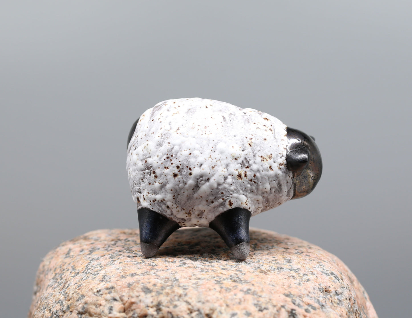 Handmade Ceramic Sheep Figurine – Unique Artisan Craft