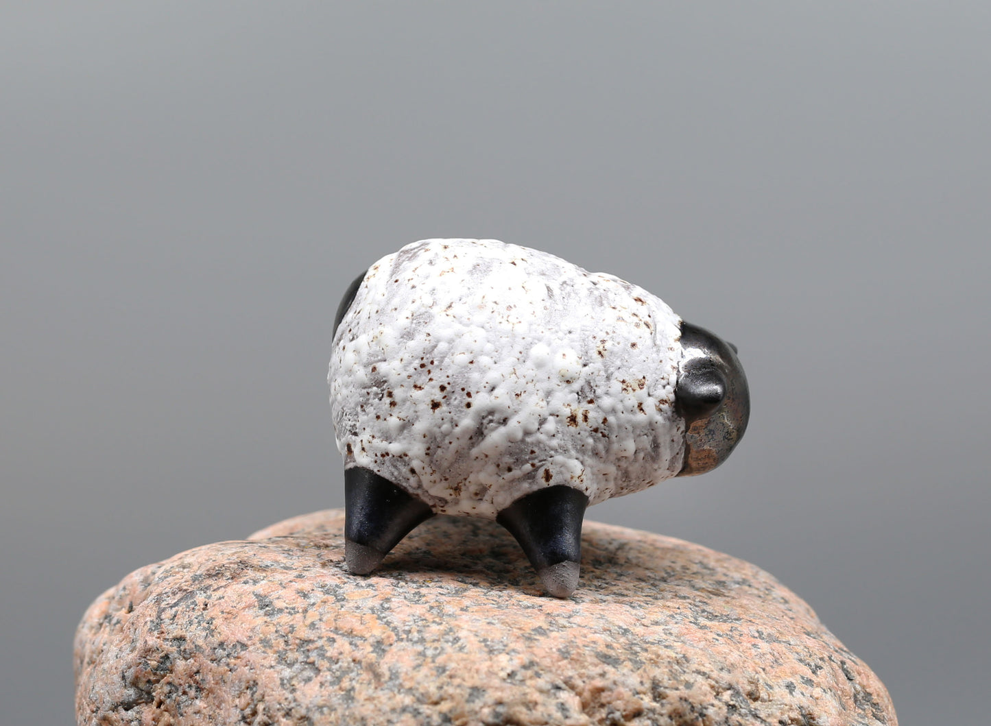 Handmade Ceramic Sheep Figurine – Unique Artisan Craft