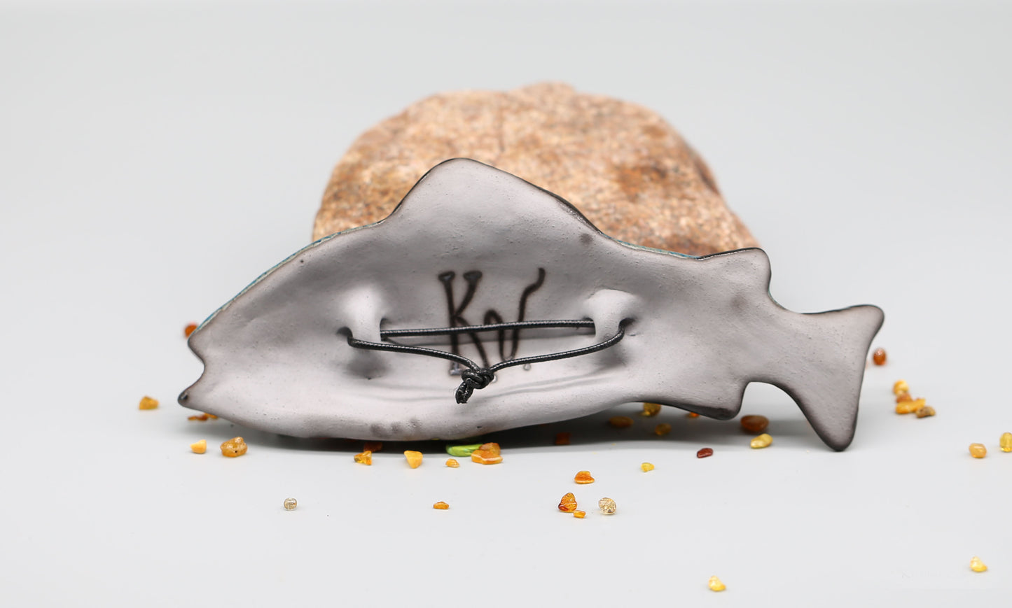 Ceramic fish wall decor, Handmade, Fisherman's gift, Home decor, Clay Art