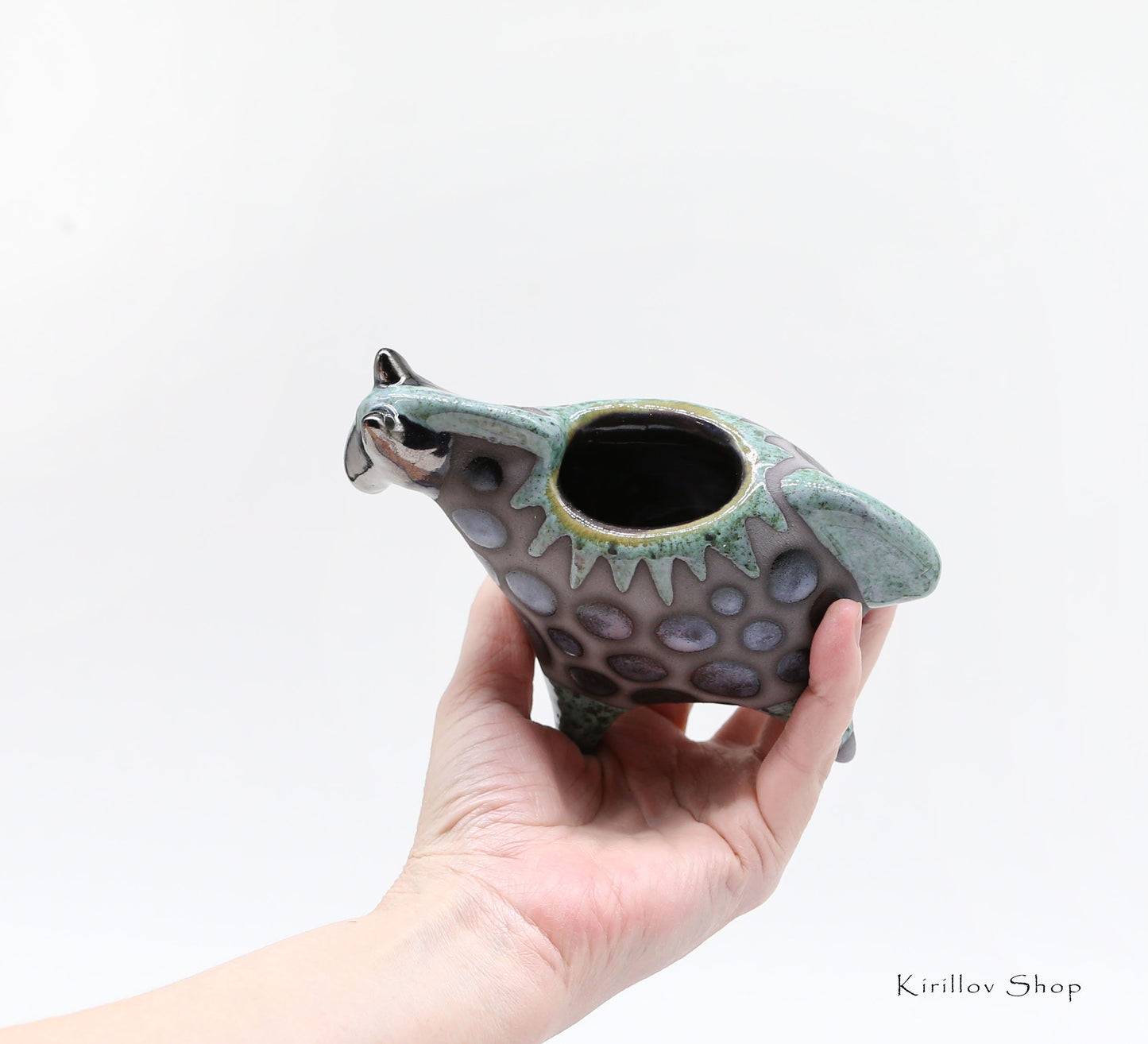 Horse - Ceramic Planter for Small Plants, Small Cactus Planter, Handmade, MADE TO ORDER