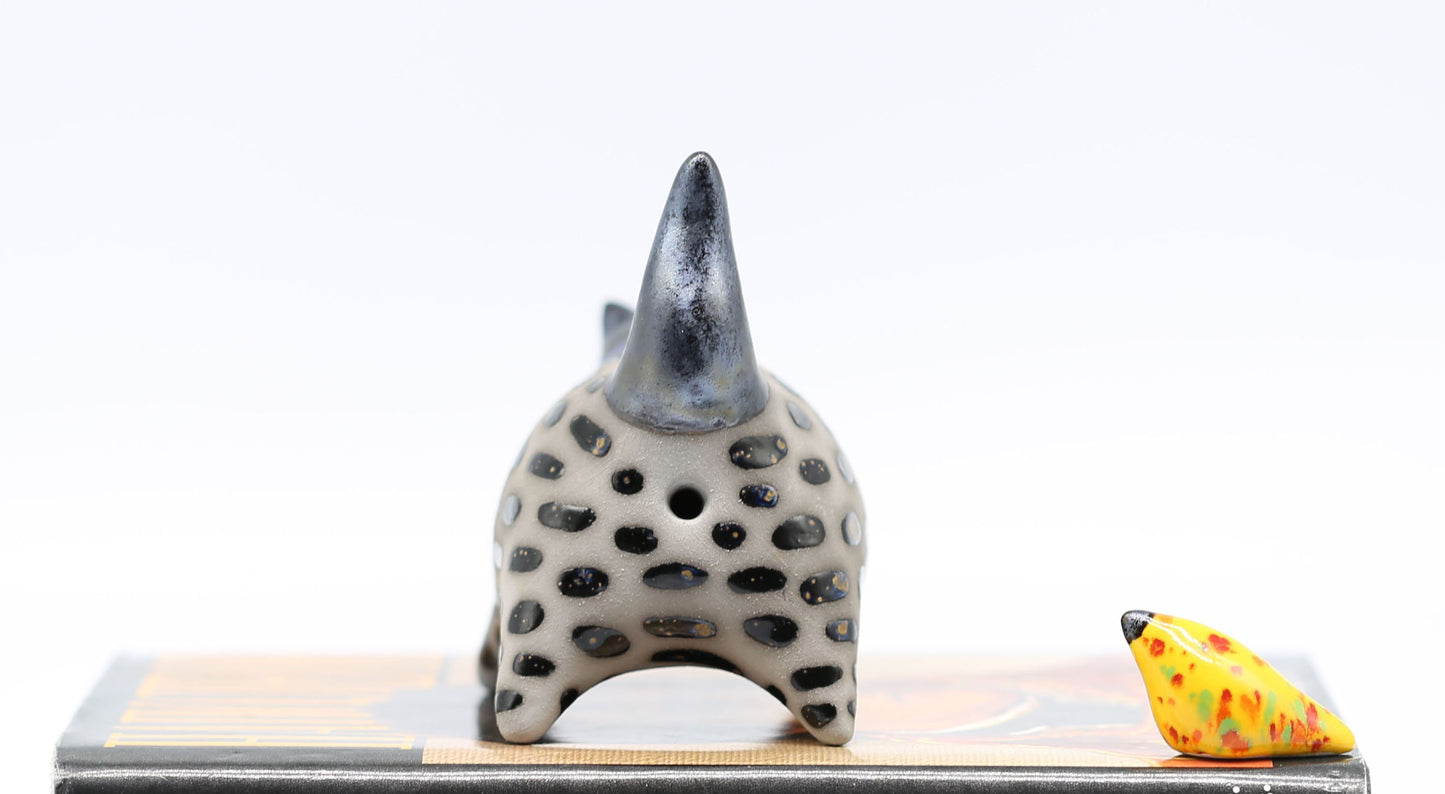 Ceramic Cat Sculpture, Modern Figurine for Home Decoration or as a Gift for Cat lovers, Handmade Art, Black Cat Figurine, MADE TO ORDER