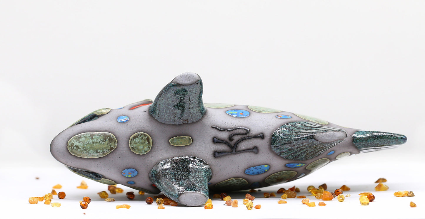 Vase Fish Art Sculpture Ceramic Modern Figurine Table Decor Handmade Unique Gift, MADE TO ORDER