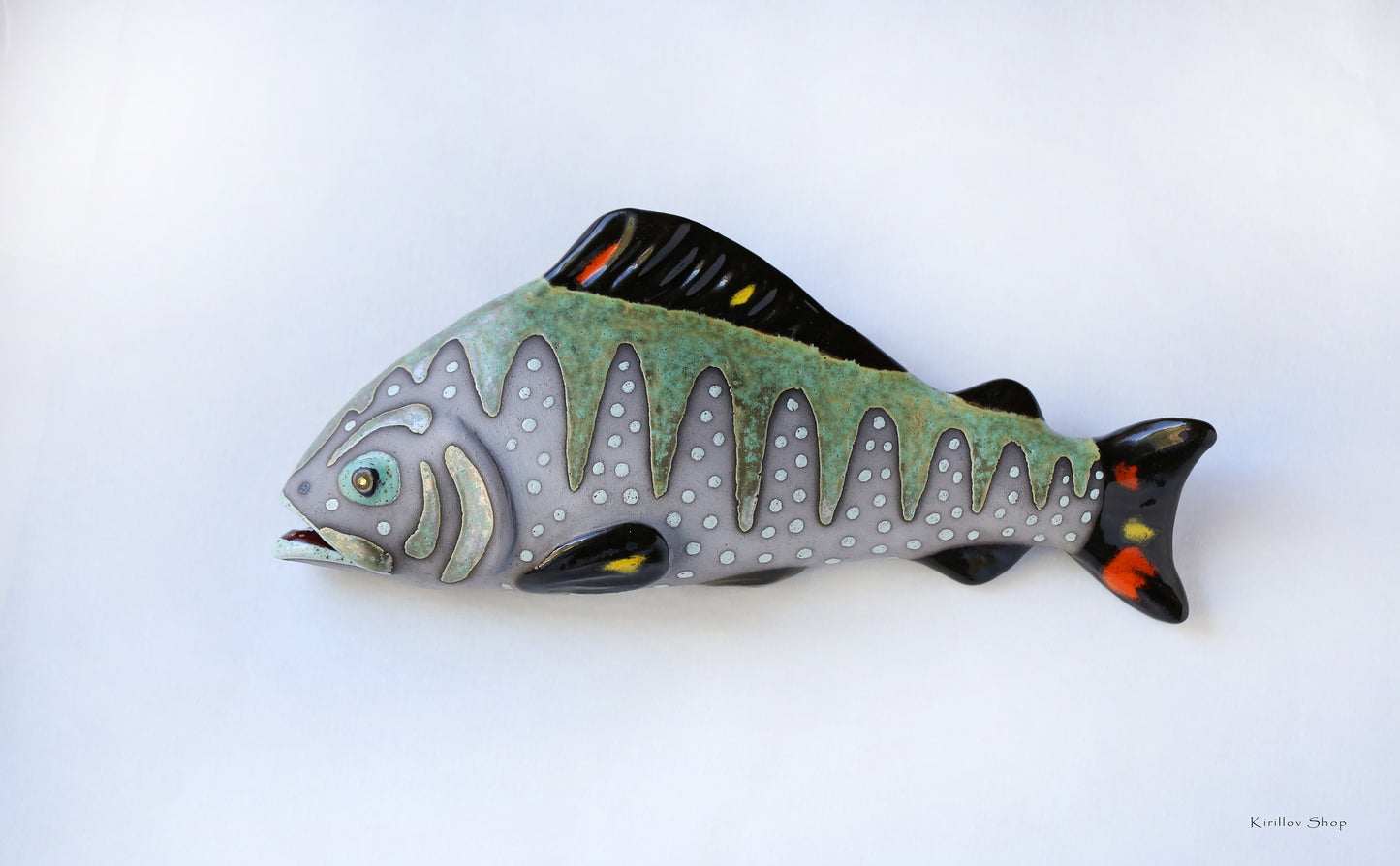 Ceramic Fish Wall Decor, Handmade Art, Fisherman Gift, Home Decor, MADE TO ORDER