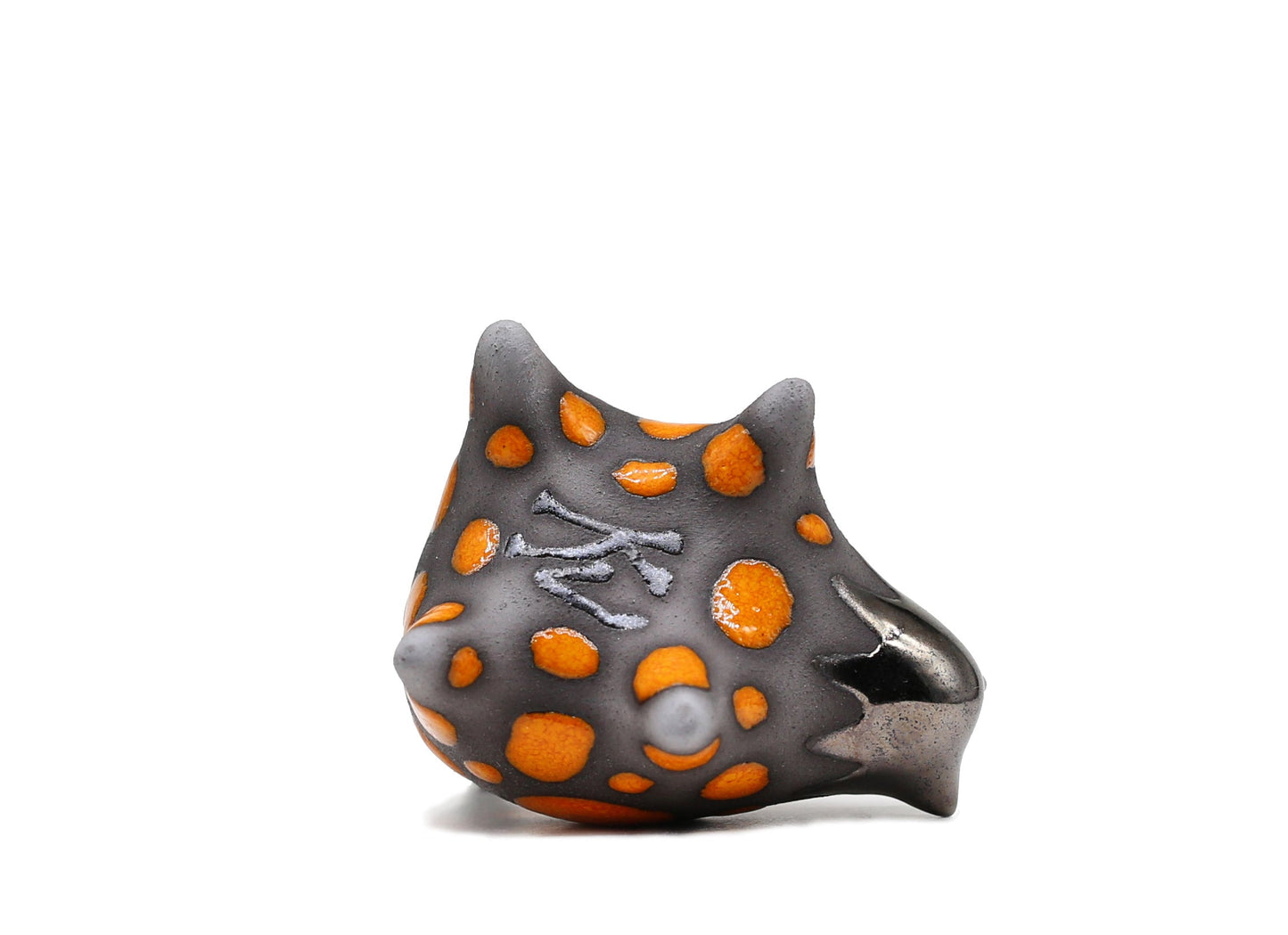 Handmade Miniature Ceramic Cat Figurine
