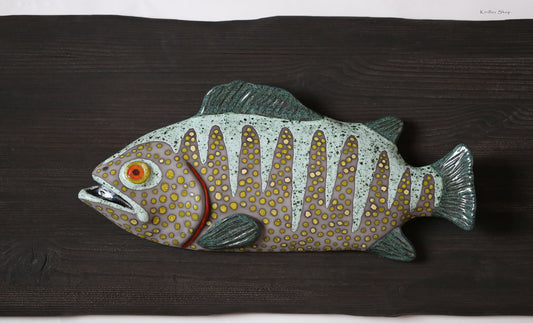 Ceramic Fish Wall Decor, Handmade Art, Fisherman Gift, Home Decor, MADE TO ORDER