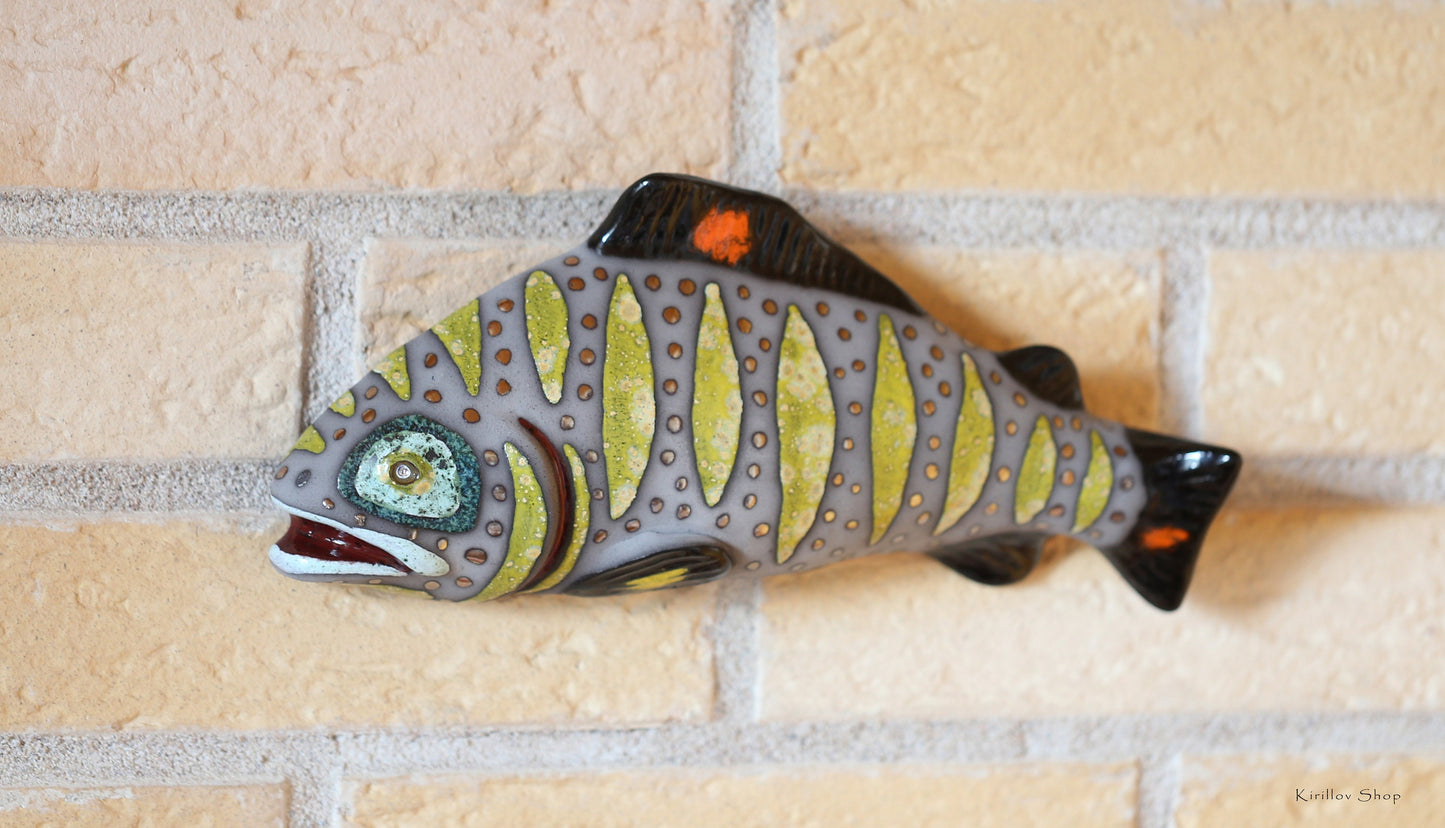 Handmade Ceramic Fish Sculpture – Made to Order